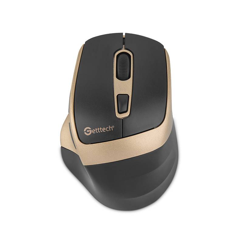 Mouse de oficina - Getttech, Dorado - Modelo GGM-STDBW-01-GD Mouse de oficina - Getttech, Dorado - Modelo GGM-STDBW-01-GD